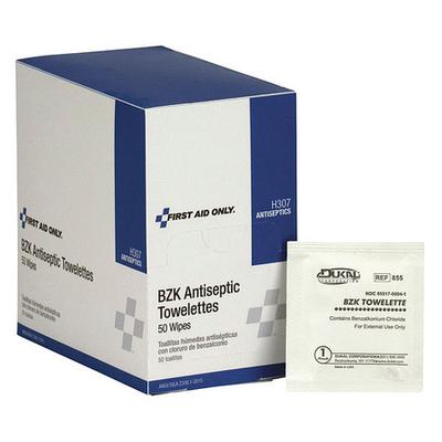 FIRST AID ONLY H307 Antiseptic,4-3/4in x 7-3/4in,PK50