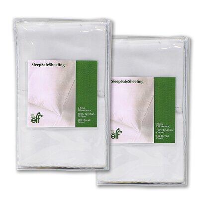 Sleep Safe Bedding Egyptian-Quality Pillowcase 100% Egyptian-Quality Cotton, Size Standard | Wayfair EC227-2127