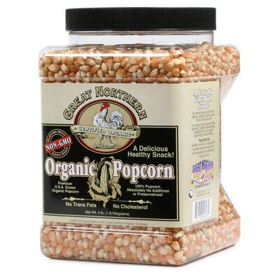 Great Northern Popcorn All Natural Organic Gourmet Popcorn | 8 H x 5 W x 5 D in | Wayfair 4205 GNP Organic 4 Pound