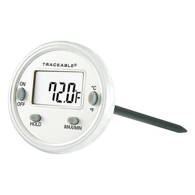 CONTROL CO 4202 Waterproof Thermometer,LCD,Stinlss Steel