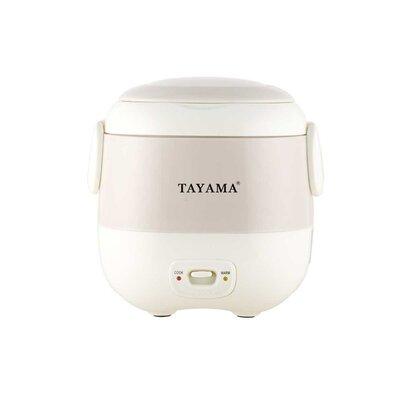 Tayama 1.5-Cup Portable Mini Rice Cooker Plastic | 7 H x 6 W x 5 D in | Wayfair TMRC-03