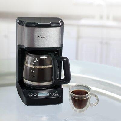 Capresso 5-Cup Mini Drip Coffee Maker in Black/Gray, Size 10.0 H x 8.0 W x 6.25 D in | Wayfair 426.05