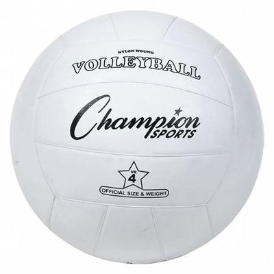 CHAMPION SPORTS VR4 Volleyball,Size 8.25,Rubber cover