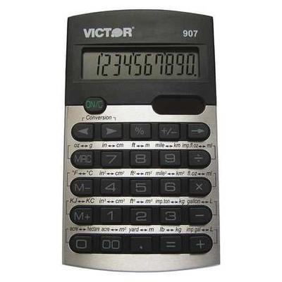 VICTOR 907 Metric Conversion Calculator,10 Digits