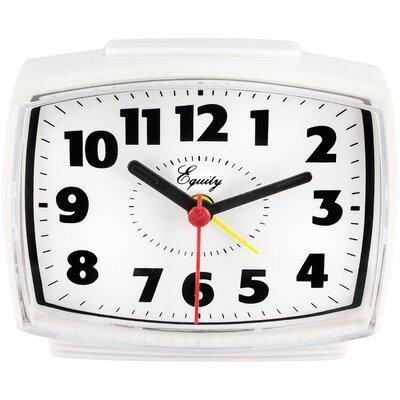 Equity by La Crosse Alarm Clock Plastic/Acrylic in White | 3.6 H x 4.5 W x 5 D in | Wayfair 33100
