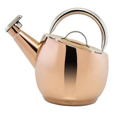 Old Dutch International 2.75 qt. Stainless Steel Whistling Stovetop Kettle Stainless Steel in Brown/Gray, Size 10.75 H x 11.75 W x 8.25 D in 1876