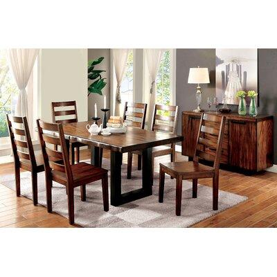Foundstone™ Marlee 6 - Person Dining Set Wood in Black Brown, Size 30.0 H in | Wayfair 46AD4A3F91E24B2AB90F765A6989E96E