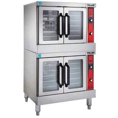 Vulcan VC55ED-240/3 Double Deck Full Size Electric Convection Oven - 240V, Field Convertible, 24 kW