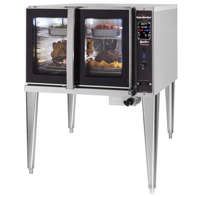 Blodgett HVH-100G-NAT Natural Gas Single Deck Full Size Hydrovection Oven with Helix Technology - 60,000 BTU