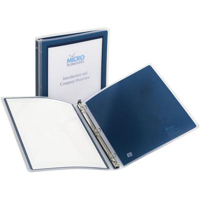 Avery® 15766 Navy Blue Flexi-View Binder with 1/2