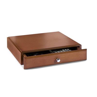 Darby Home Co Beaumys Stacking Wood Desk Organizers Supply Drawer Wood in Brown, Size 2.75 H x 13.5 W x 11.5 D in | Wayfair DABY5432 39563839