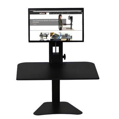 Symple Stuff Conversion Unit Monitor Stand Wood/Metal in Black/Brown | 15.5 H x 28 W x 23 D in | Wayfair SYPL2807 39866290