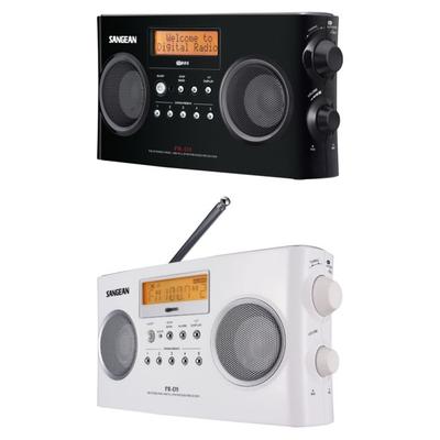 "Sangean Communication AM/FM Stereo RDS Digital Tuning Portable Receiver Alarm Black PR-D5 BK"