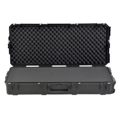 SKB Cases Injection Molded 42.5inx17inx7.5in Case w/Layered Foam Wheels Black 3I-4217-7B-L