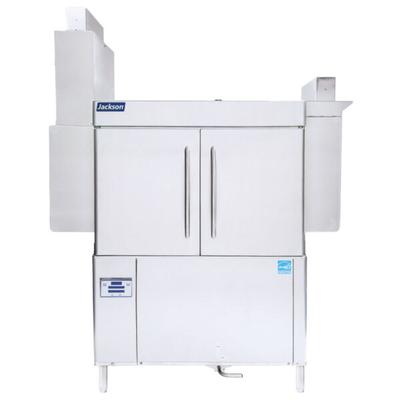 Commercial Dishwasher | Jackson RackStar 44 Single Tank High Temperature Conveyor Dish Machine with Energy Recovery - Right to Left - 230V, 1 Phase