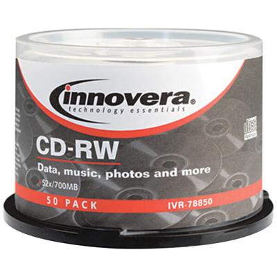 Innovera 78850 12x 700 MB / 80 Min. CD-RW Disc - 50/Pack
