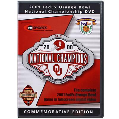 Oklahoma Sooners 2001 FedEx Orange Bowl National Championship DVD
