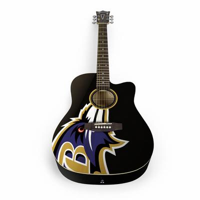 Woodrow Baltimore Ravens Acoustic Guitar