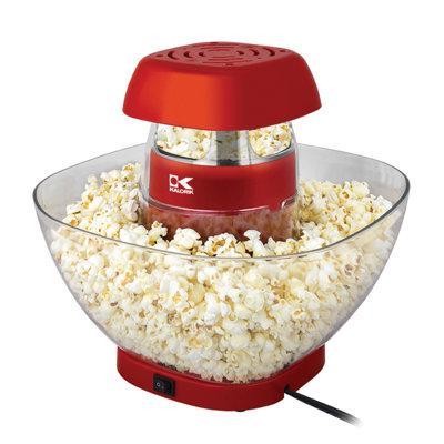 Kalorik® Kalorik 12 Cup Family Size Volcano Popcorn Maker w/ Removable Bowl in Red, Size 11.3 H x 11.3 W x 10.9 D in | Wayfair PCM 43848 R