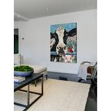 August Grove® Farm Buddies II' - Wrapped Canvas Painting Print Canvas in Black | 45 H x 30 W x 1.5 D in | Wayfair AGGR4353 38720410