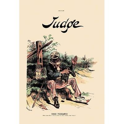 Buyenlarge Judge: Good Riddance Vintage Advertisement Paper in Green, Size 36.0 H x 24.0 W x 1.5 D in | Wayfair 0-587-09654-3C2436