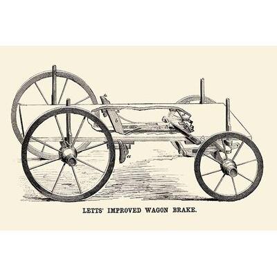 Buyenlarge 'Lett's Improved Wagon Brake' by Teneyck Graphic Art in Gray | 44 H x 66 W x 1.5 D in | Wayfair 0-587-22530-0C4466