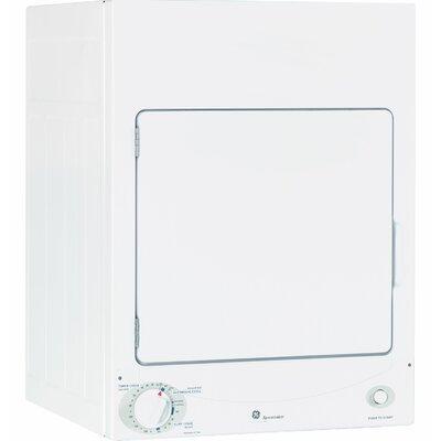 GE Appliances Spacemaker® 3.6 cu. ft. Electric Dryer | 33.25 H x 23.875 W x 24.5 D in | Wayfair DSKS333ECWW