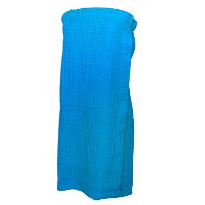 Winston Porter Pilarcitos Women Velour Spa Wrap Bathrobe 100% Cotton in Blue | Wayfair 4A7B576C3C89442C8CEB3A8E748EB3B5