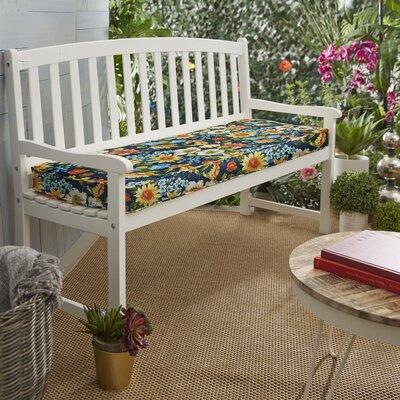 Charlton Home® Reagle Indoor/Outdoor Bench Cushion Polyester | 48 W x 17 D in | Wayfair 6F4DCBD50AB44C878654B8A5A633F618