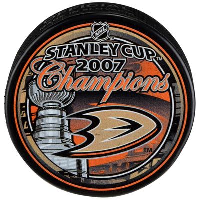 Anaheim Ducks Unsigned 2007 Stanley Cup Champions Logo Hockey Puck
