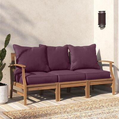 Langley Street® Alline Indoor Outdoor Sunbrella Seat Back Cushion in Indigo | 5 H x 23 W in | Wayfair 860D4B7656CB47FDA49B83353F85350B