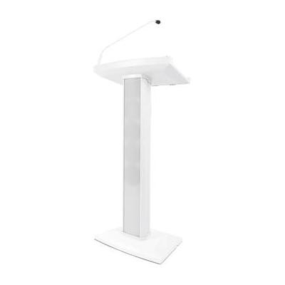 Denon All-In-One Audio Lectern with Speaker, Gooseneck Mic, and USB (White) LECTERN ACTIVE WHITE