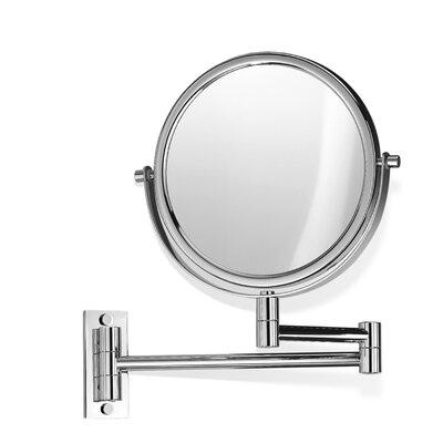 WS Bath Collections Spiegel Modern & Contemporary Magnifying Makeup/Shaving Mirror Metal in Gray | 11.8 H x 7.5 W x 18.3 D in | Wayfair WS 33 CR