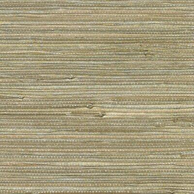 Beachcrest Home™ Dimattia Grasscloth 24' L x 36  W Wallpaper Roll Grass Cloth in Brown White | 36 W in | Wayfair CE323034162F4561BD3977FFC1A83C1C