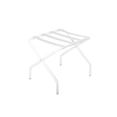 Innit Pamaleta Folding Metal Luggage Rack Plastic/Metal in White, Size 20.0 H x 18.0 W x 18.0 D in | Wayfair i13-02-02n