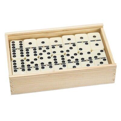 Hey! Play! 55 Piece Double Nine Dominoes Set | 2 H x 7.63 W x 4.63 D in | Wayfair M350056