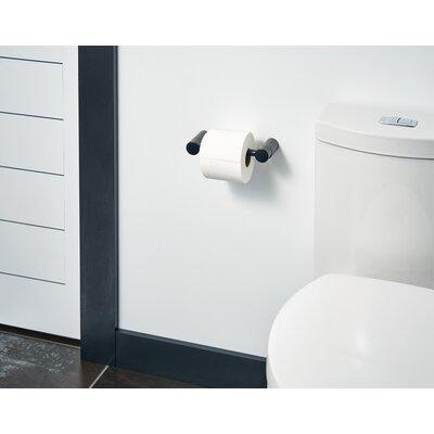 Moen Align Wall Mounted Toilet Paper Holder Metal in Gray | 1.34 H x 8.11 W x 3.34 D in | Wayfair YB0408BN