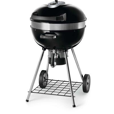Napoleon 45" Pro Kettle Charcoal Grill Porcelain-Coated Grates/Cast Iron/Ceramic in Black/Gray, Size 42.0 H x 45.0 W x 29.0 D in | Wayfair