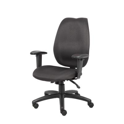 Boss Office Products B1002-BK Black High Back Task Chair