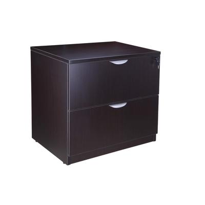 Boss Office Products N112-MOC 2-Drawer Lateral File in Mocha