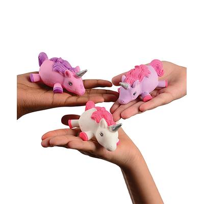 U.S. Toy Company Hand Puppet - Flashing Unicorn Puffer - Set of 12