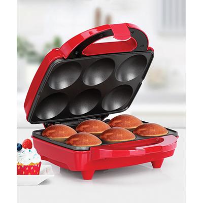 Holstein Housewares Specialty Electrics RED - Red Six Cupcake Maker