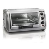 Hamilton Beach® Easy Reach® Toaster Oven Steel in Gray | 9.41 H x 18.74 W x 15.24 D in | Wayfair 31127D