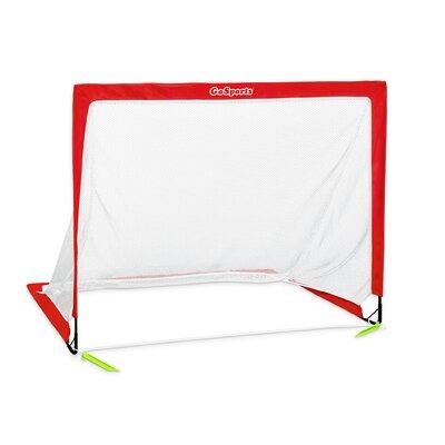GoSports Portable Soccer Goal Plastic in Red, Size 48.0 H x 72.0 W x 36.0 D in | Wayfair SCCR-GOALS-01-6X4-SINGLE