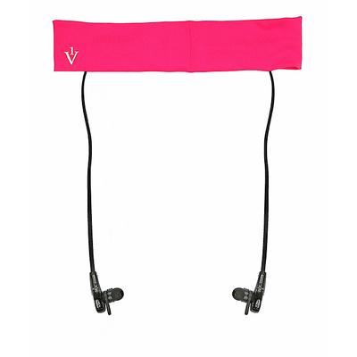 1 Voice Wired Headphones Pink - Pink Bluetooth Fitness Headband