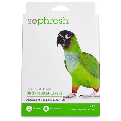 Absorbent Cage Liners for Birds, 20 IN