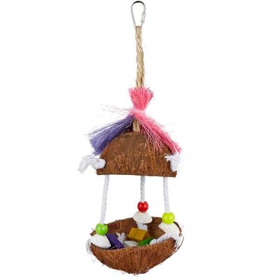 Tropical Teasers Tiki Hut Bird Toy, Medium