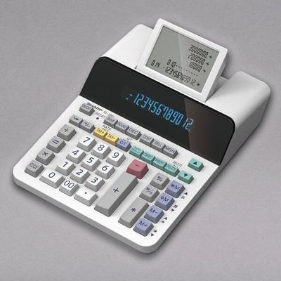 Sharp EL1901 12-Digit LCD Paperless Printing Calculator