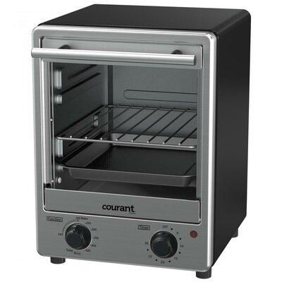 Courant Stainless Steel Toaster Oven in Gray, Size 13.3 H x 11.6 W x 9.8 D in | Wayfair TO-1236
