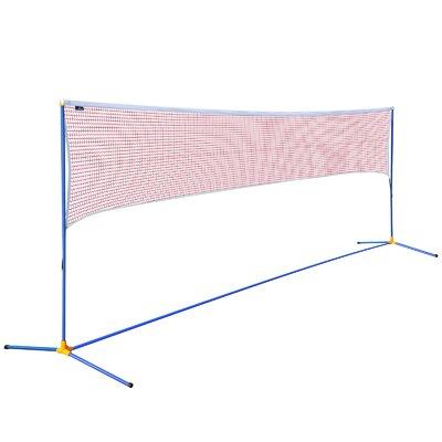 Sunrise Outdoor LTD Portable 3-in-1 Badminton/Volleyball/Tennis Training Net Metal in Red | 13.5 H x 5 W x 3.3 D in | Wayfair ZH0050-B-4